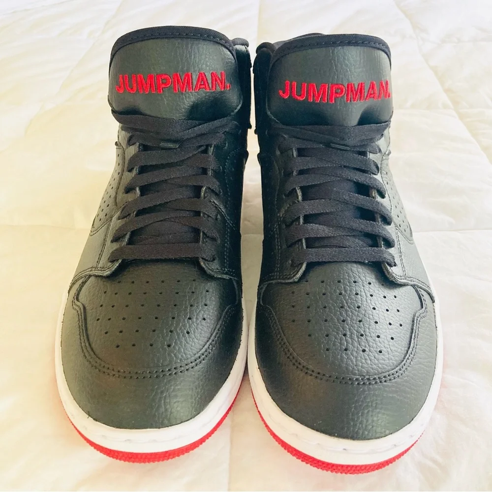 Nike Air Jordan Access Black Red Basketball Trainers Sneakers Jumpman